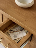 Reclaimed Wood Farmhouse Baker's Cabinet | Floor Sample - elsie green - Custom Furniture