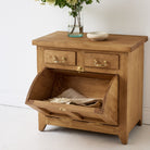 Reclaimed Wood Farmhouse Baker's Cabinet | Floor Sample - elsie green - Custom Furniture