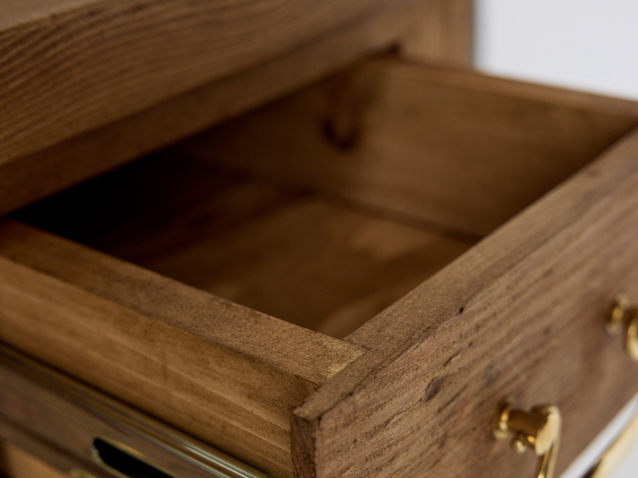 Reclaimed Wood Farmhouse Baker's Cabinet | Floor Sample - elsie green - Custom Furniture