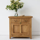 Reclaimed Wood Farmhouse Baker's Cabinet | Floor Sample - elsie green - Custom Furniture