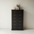 Reclaimed Wood Farmhouse Tall Dresser - elsie green - reclaimed wood furniture