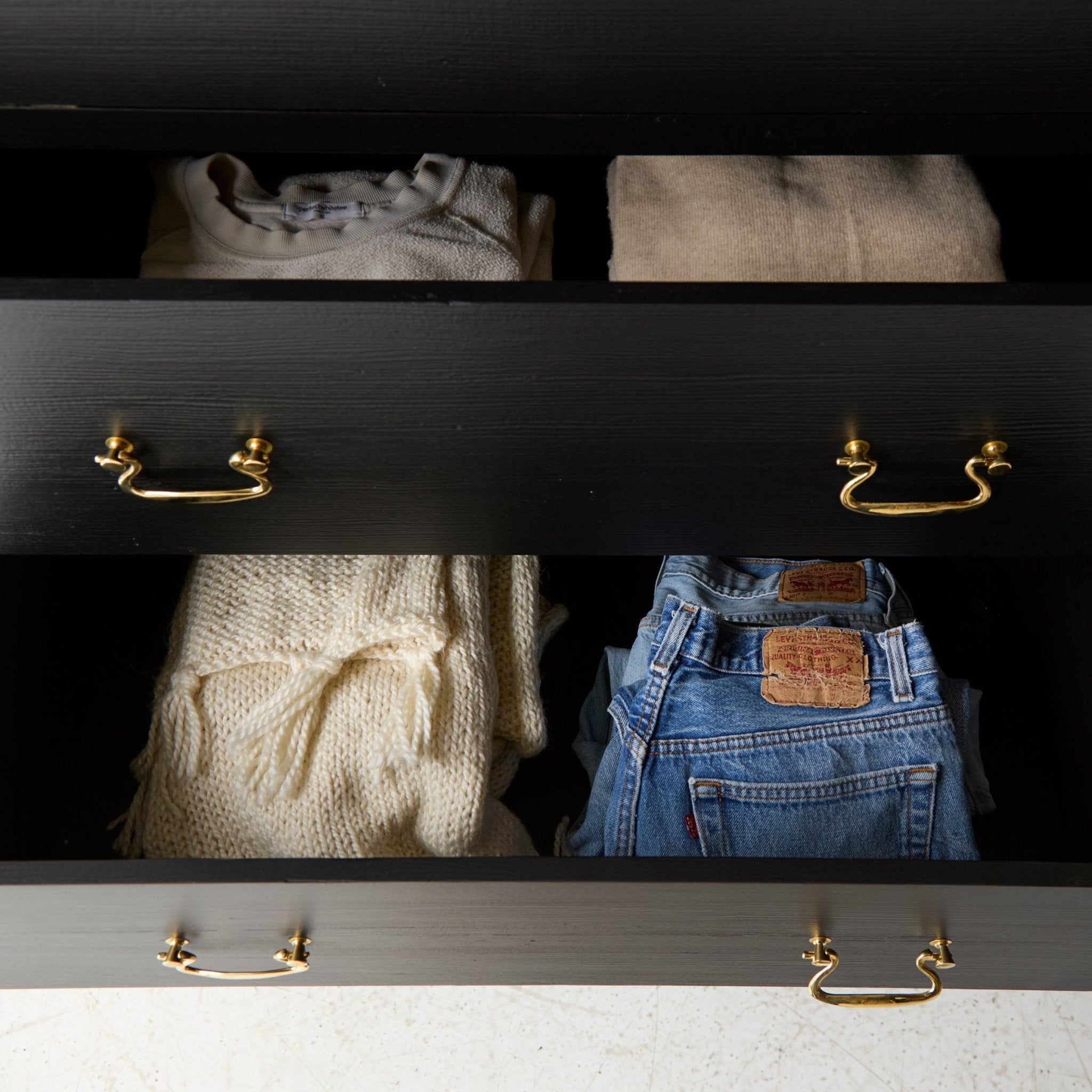 Reclaimed Wood Farmhouse Tall Dresser - elsie green - reclaimed wood furniture