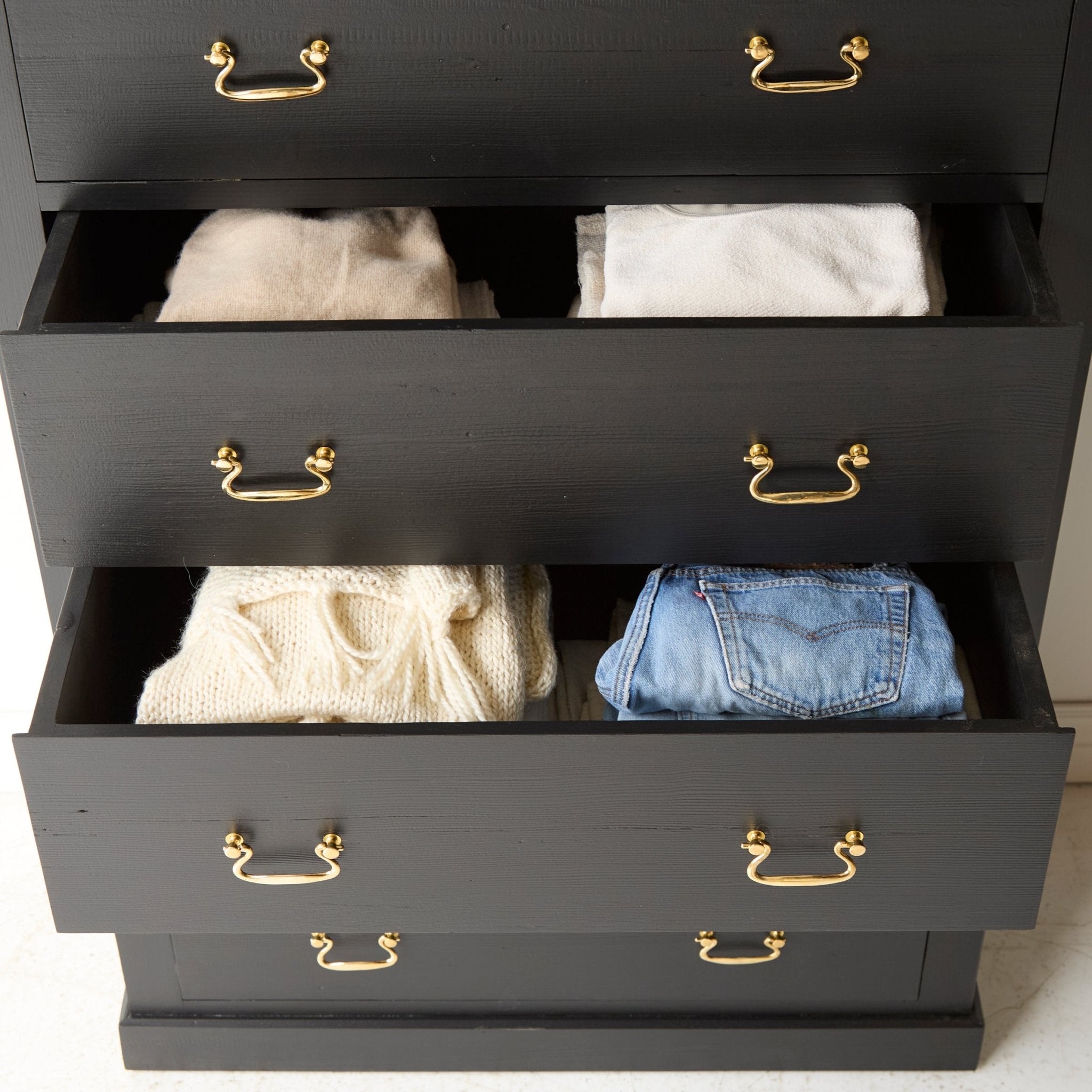 Reclaimed Wood Farmhouse Tall Dresser - elsie green - reclaimed wood furniture