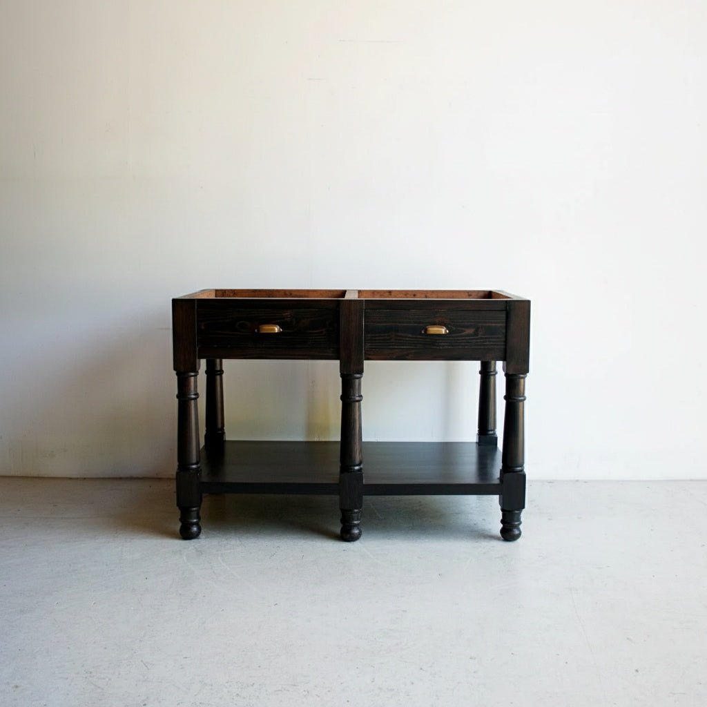 Reclaimed Wood Island - elsie green - Custom Furniture