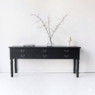 Reclaimed Wood Linen Press - elsie green - Custom Furniture