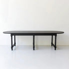 Reclaimed Wood Oval Farm Table - elsie green - Custom Furniture