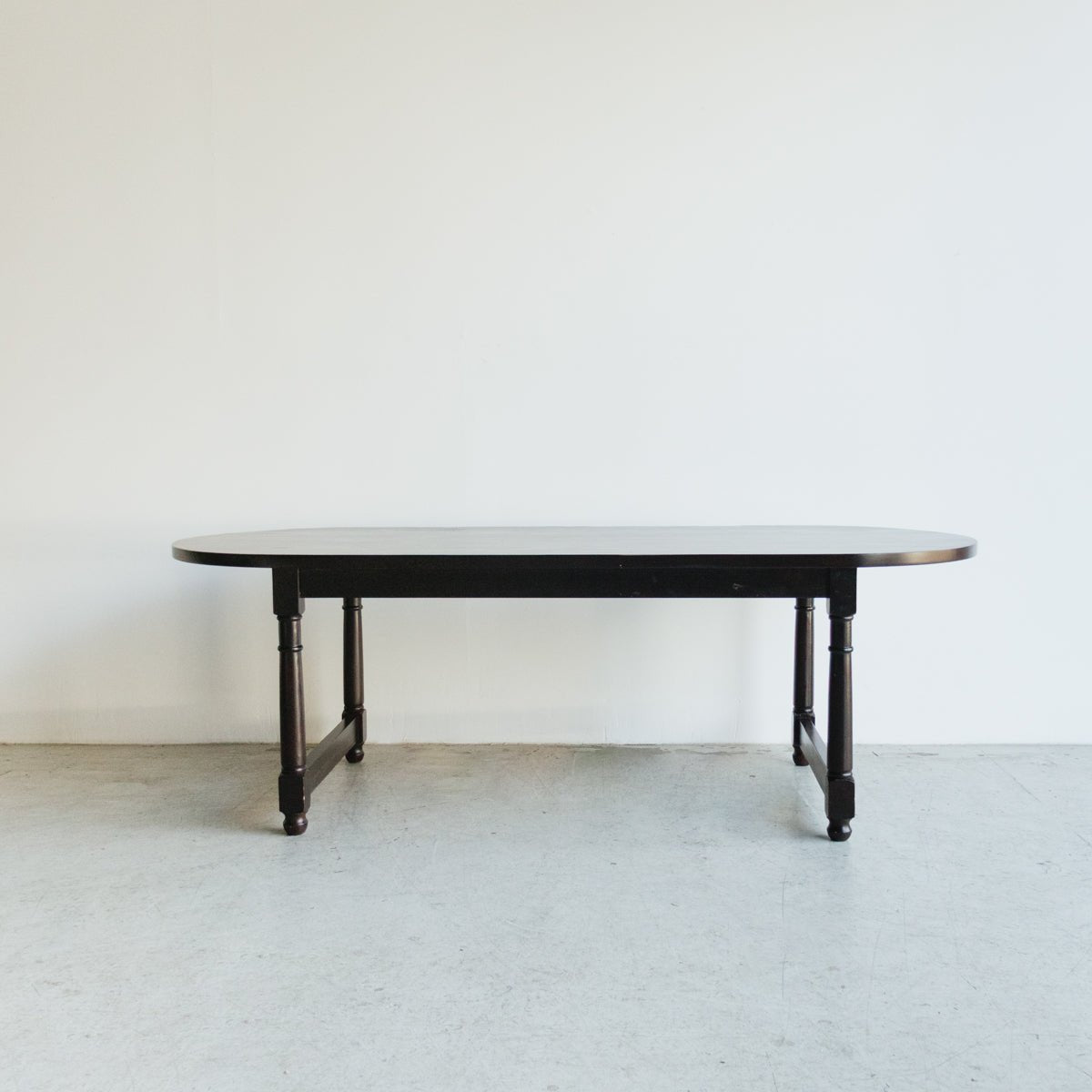 Reclaimed Wood Oval Farm Table | Floor Sample - elsie green - Custom Furniture
