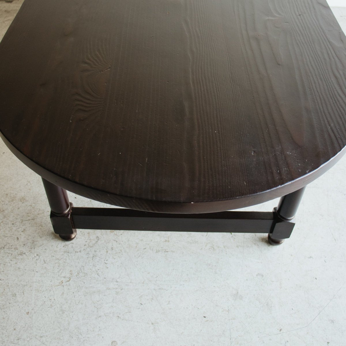 Reclaimed Wood Oval Farm Table | Floor Sample - elsie green - Custom Furniture