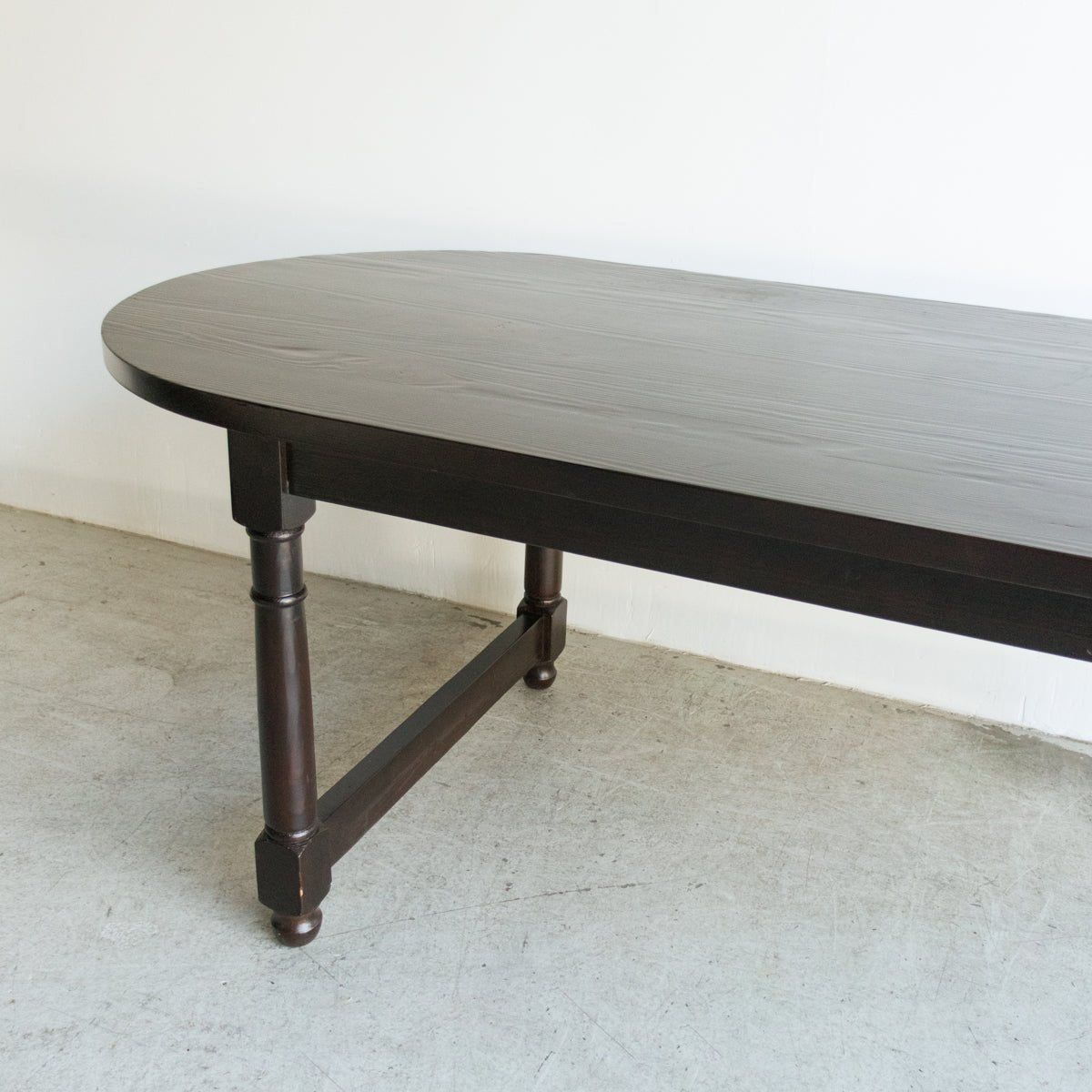 Reclaimed Wood Oval Farm Table | Floor Sample - elsie green - Custom Furniture