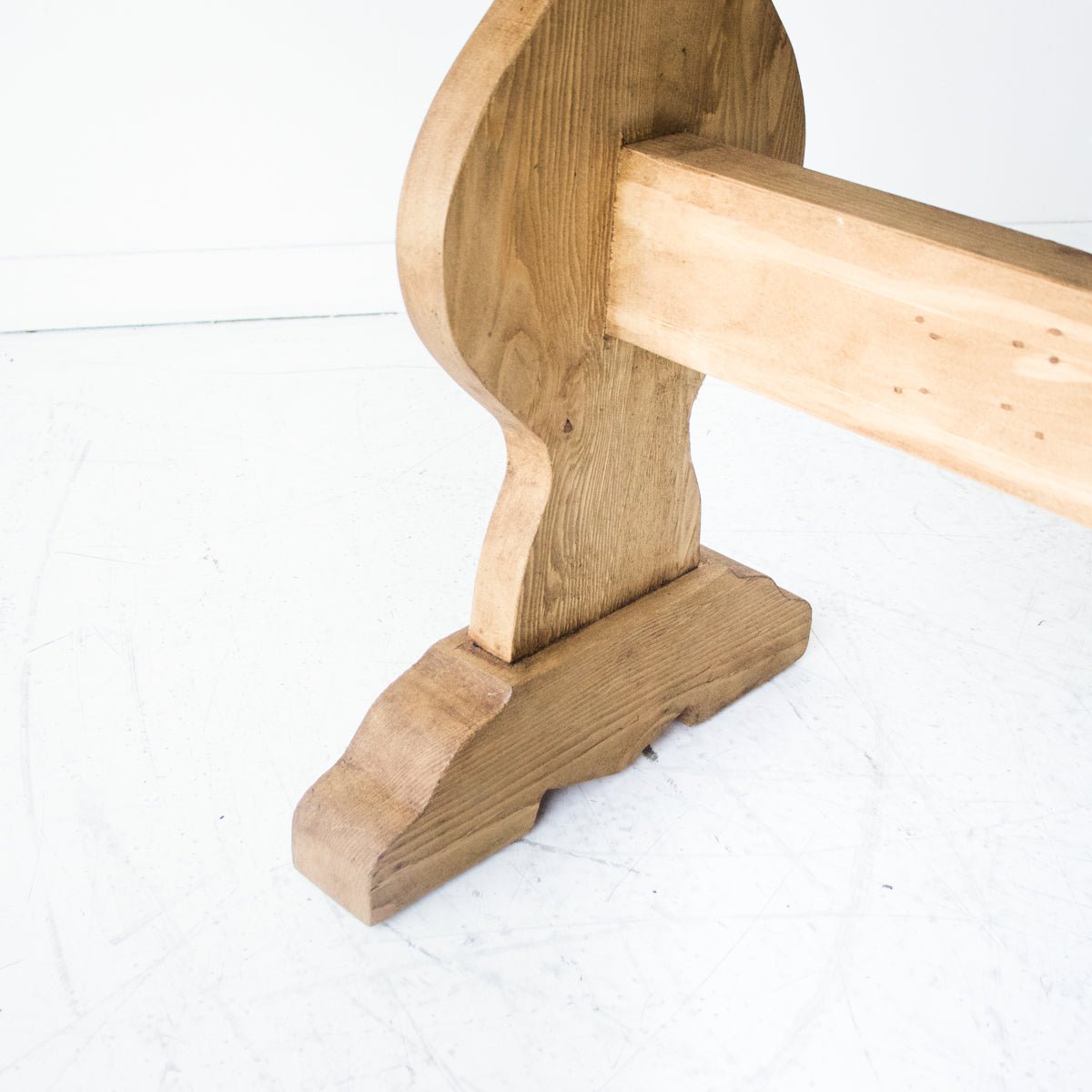 Reclaimed Wood Oval Monastery Dining Table - elsie green - reclaimed wood furniture