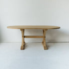 Reclaimed Wood Oval Writing Desk | Floor Sample - elsie green - Custom Furniture