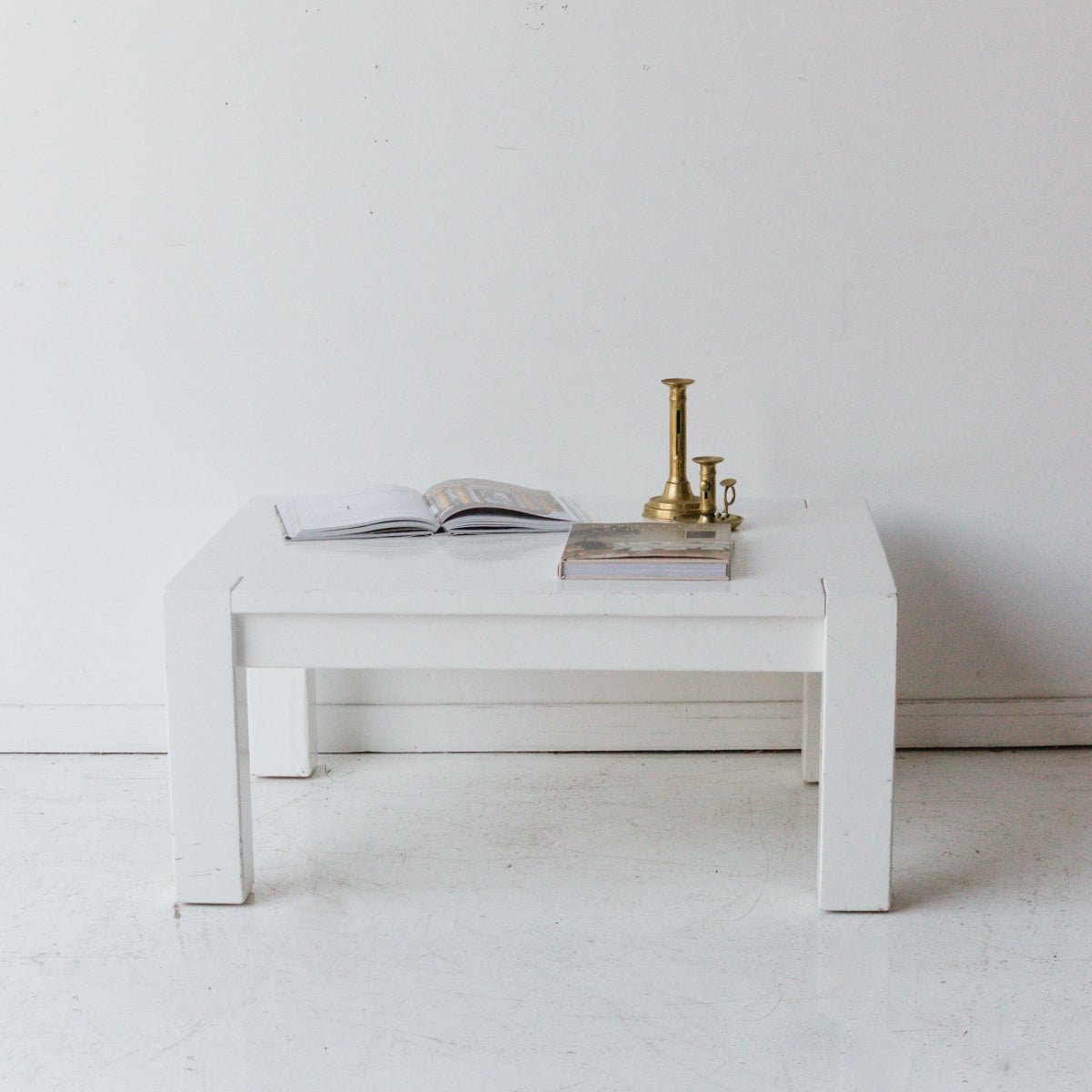 Reclaimed Wood Parsons Coffee Table - elsie green - furniture
