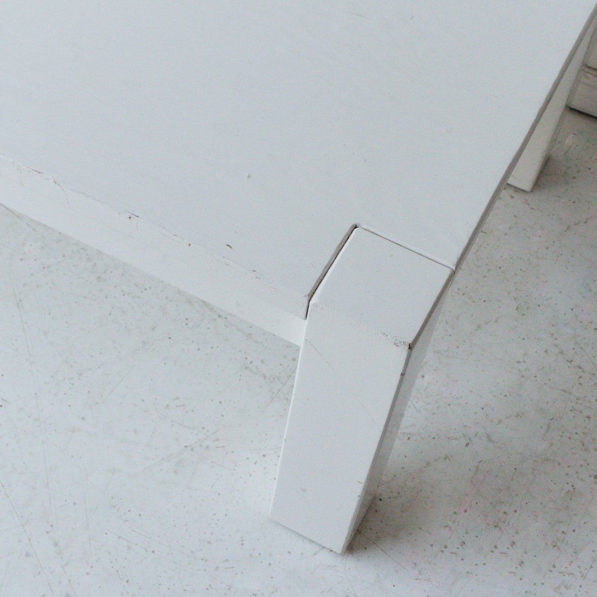 Reclaimed Wood Parsons Coffee Table - elsie green - furniture