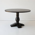 Reclaimed Wood Pedestal Dining Table - elsie green - Custom Furniture