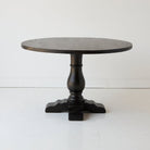 Reclaimed Wood Pedestal Dining Table - elsie green - Custom Furniture