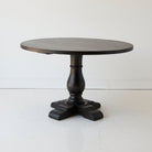 Reclaimed Wood Pedestal Dining Table - elsie green - Custom Furniture