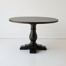 Reclaimed Wood Pedestal Dining Table - elsie green - Custom Furniture