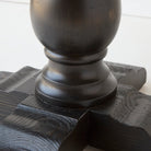 Reclaimed Wood Pedestal Dining Table - elsie green - Custom Furniture