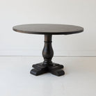 Reclaimed Wood Pedestal Dining Table - elsie green - Custom Furniture