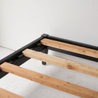 Reclaimed Wood Platform Bed - elsie green - reclaimed wood furniture