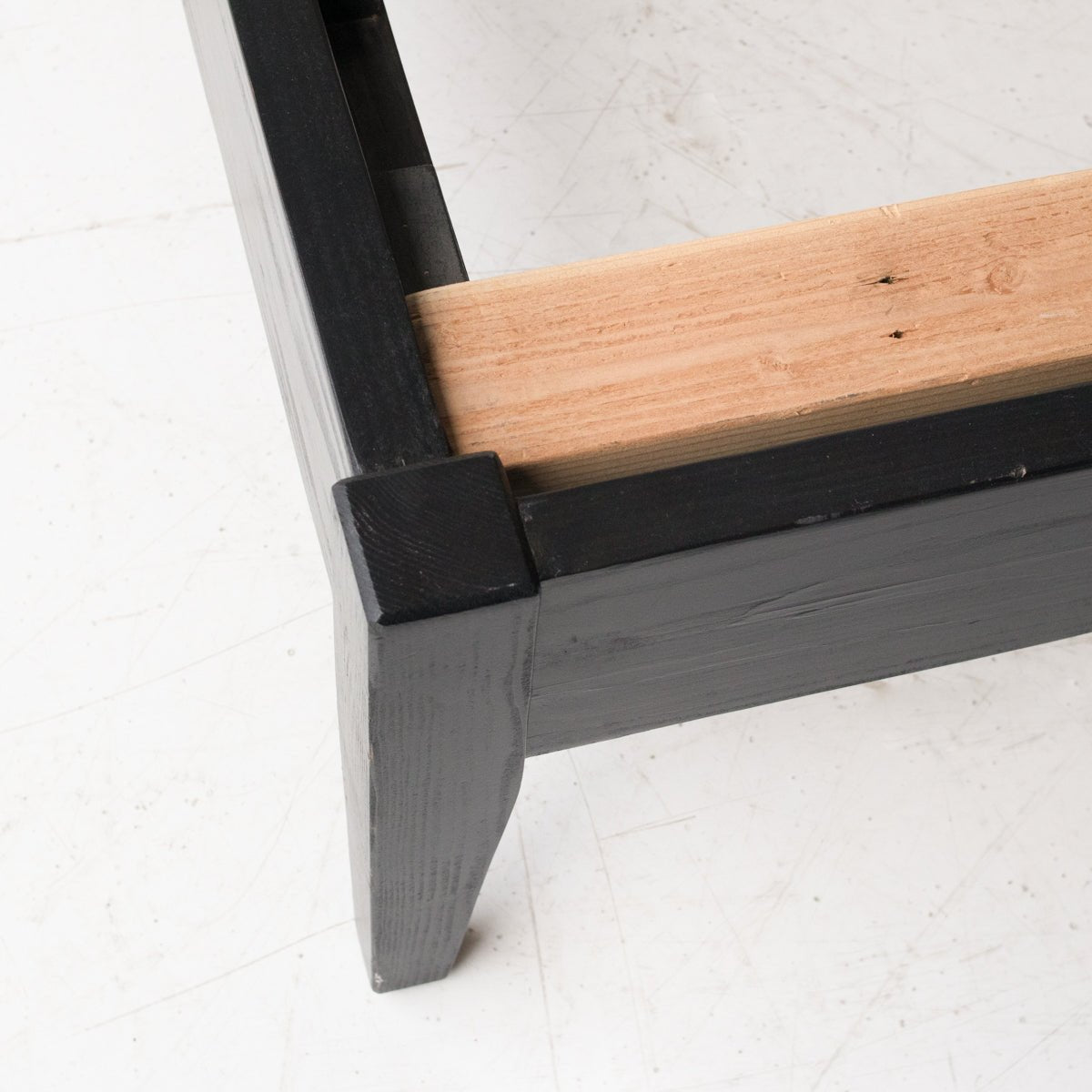 Reclaimed Wood Platform Bed - elsie green - reclaimed wood furniture