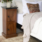 Reclaimed Wood Platform Bed - elsie green - reclaimed wood furniture