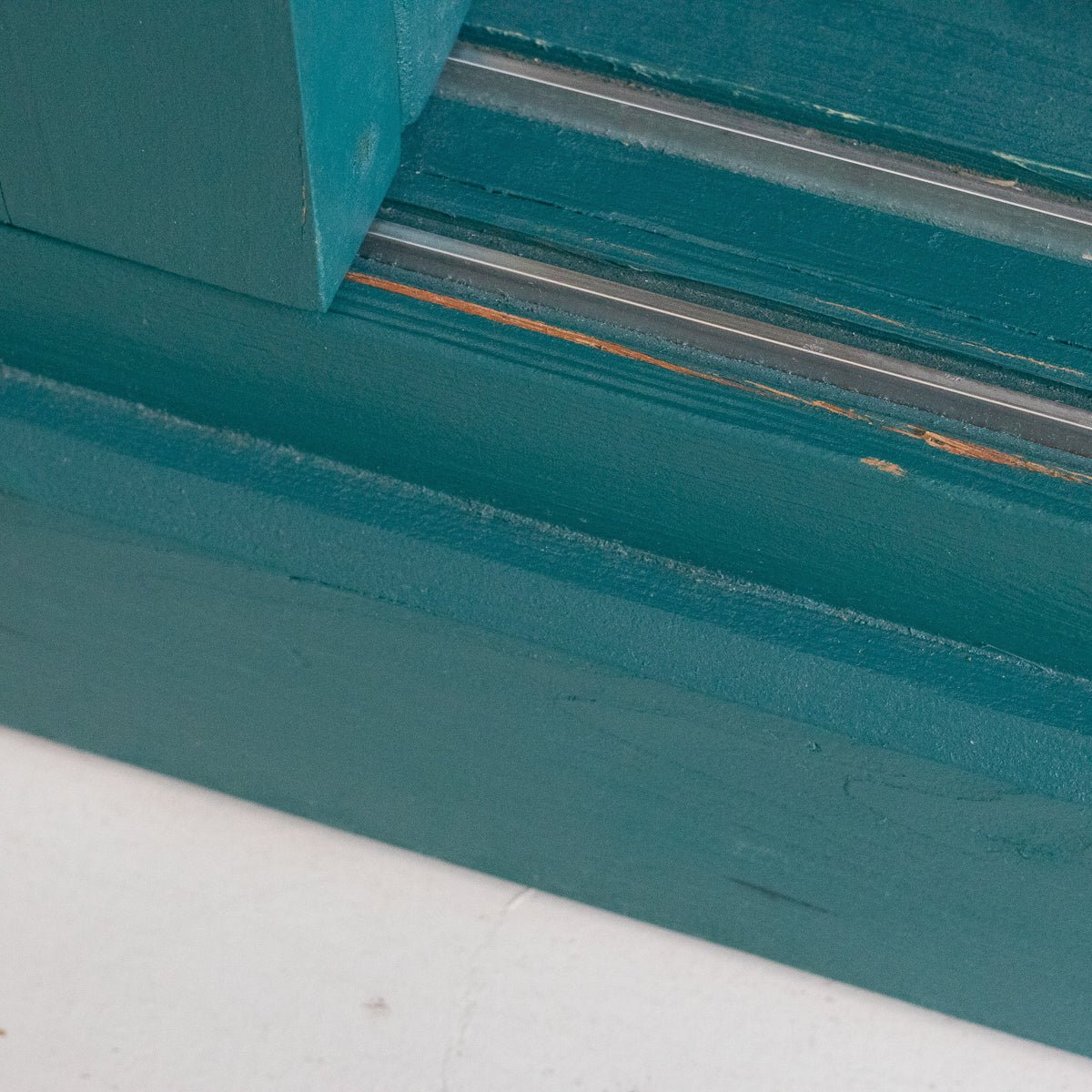 Reclaimed Wood Sliding Door Cabinet | Floor Sample - elsie green - Custom Furniture