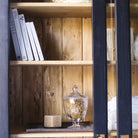 Reclaimed Wood Sliding Glass Door Cabinet | Floor Sample - elsie green - reclaimed wood furniture