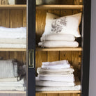 Reclaimed Wood Sliding Glass Door Cabinet | Floor Sample - elsie green - reclaimed wood furniture