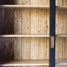 Reclaimed Wood Sliding Glass Door Cabinet | Floor Sample - elsie green - reclaimed wood furniture