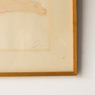 Reclining Nude Watercolor Painting | Dated 1925 - elsie green - Art
