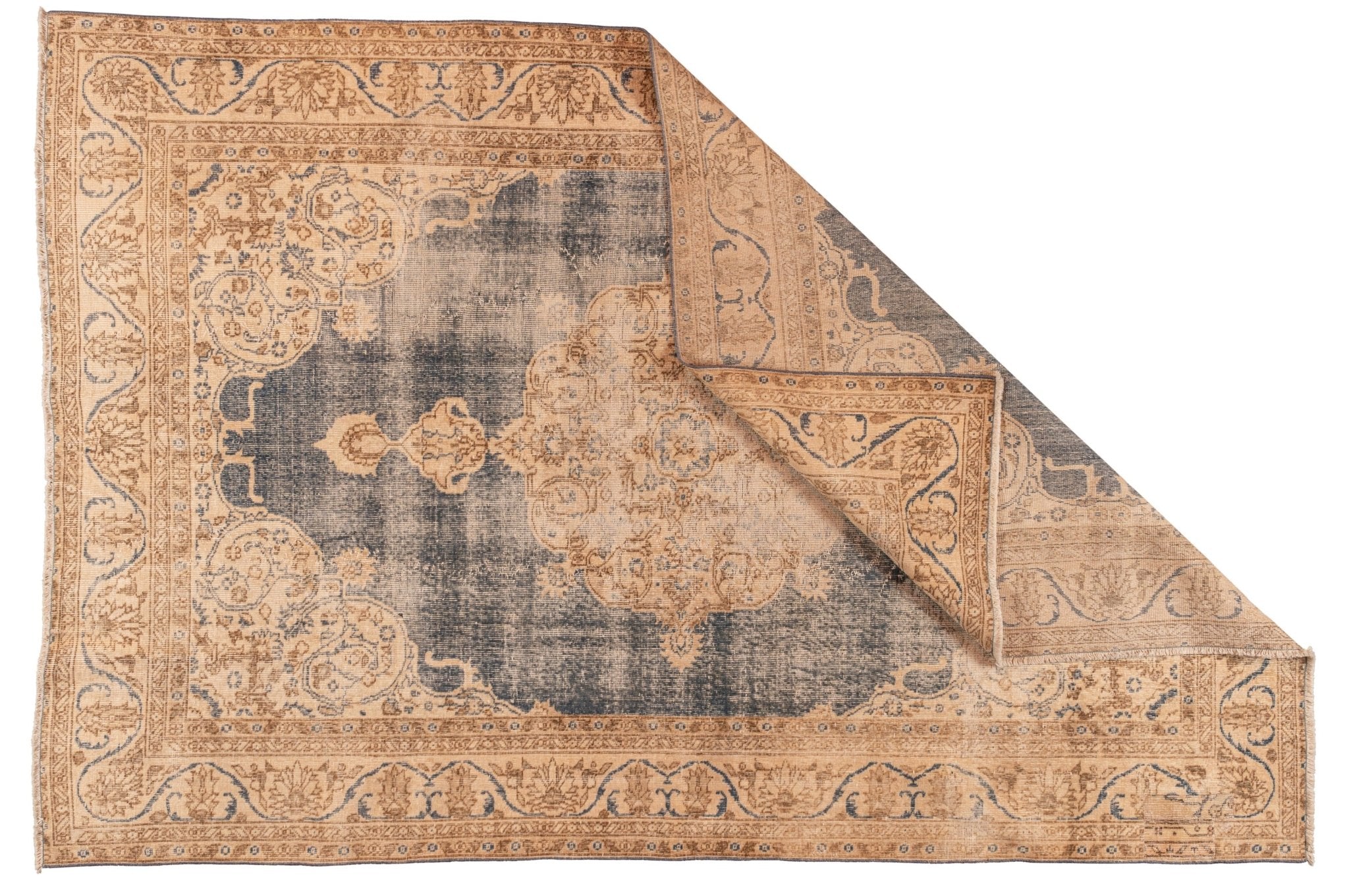 Renne Vintage Rug | 6'7" x 9'11" - elsie green - textiles