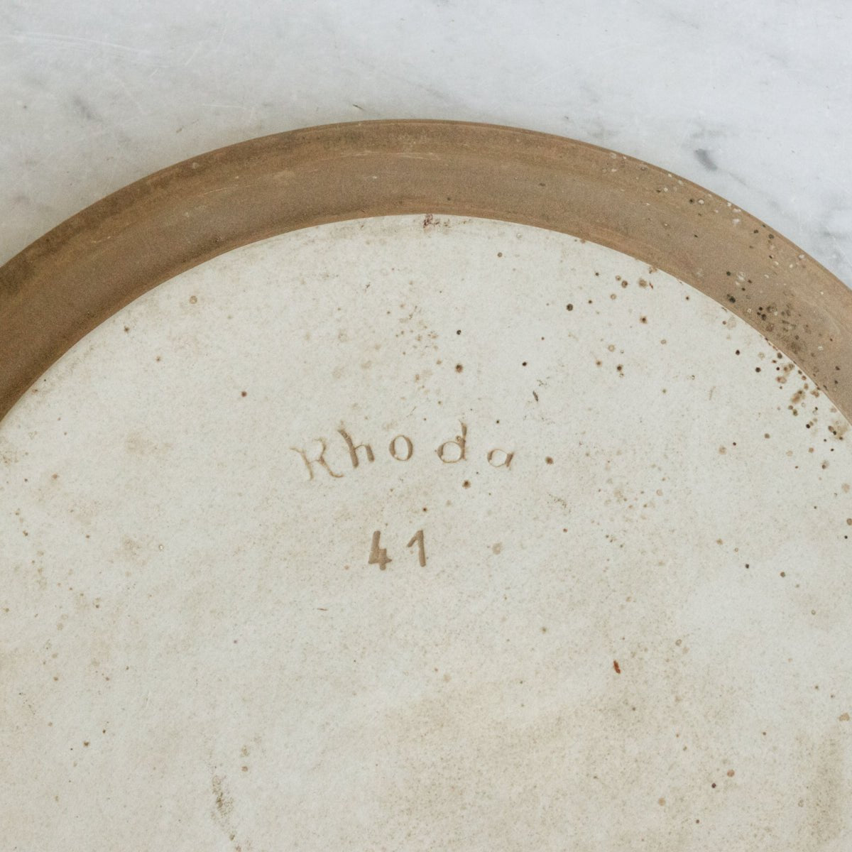 Rhoda Ceram Sandstone Bowl and Platter - elsie green - the french kitchen
