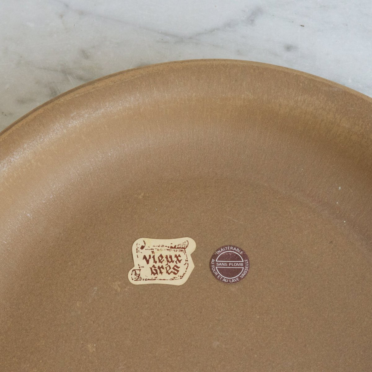 Rhoda Ceram Sandstone Bowl and Platter - elsie green - the french kitchen