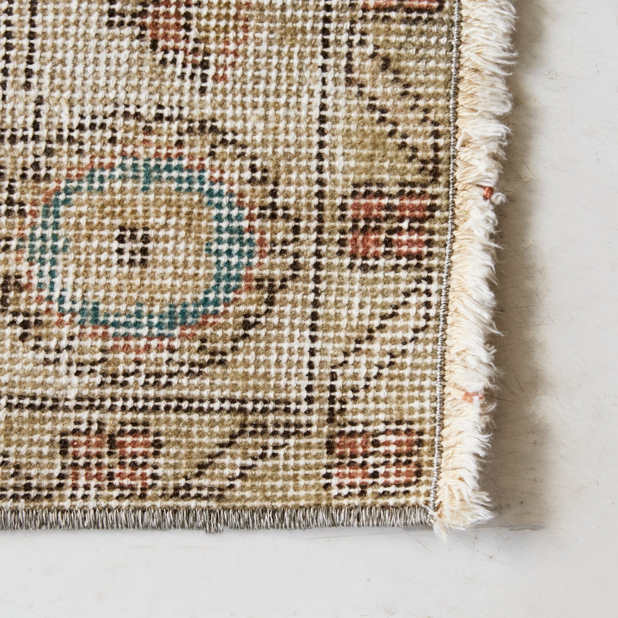 Riom Vintage Rug | 3'10" x 6'8" - elsie green - textiles