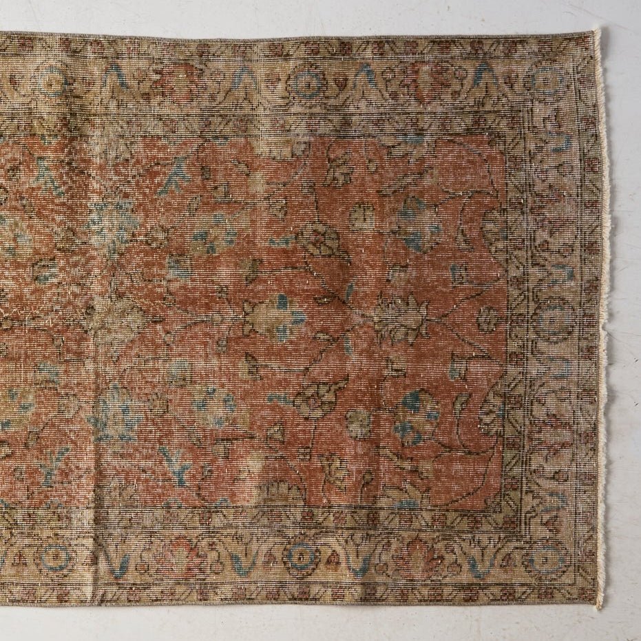 Riom Vintage Rug | 3'10" x 6'8" - elsie green - textiles