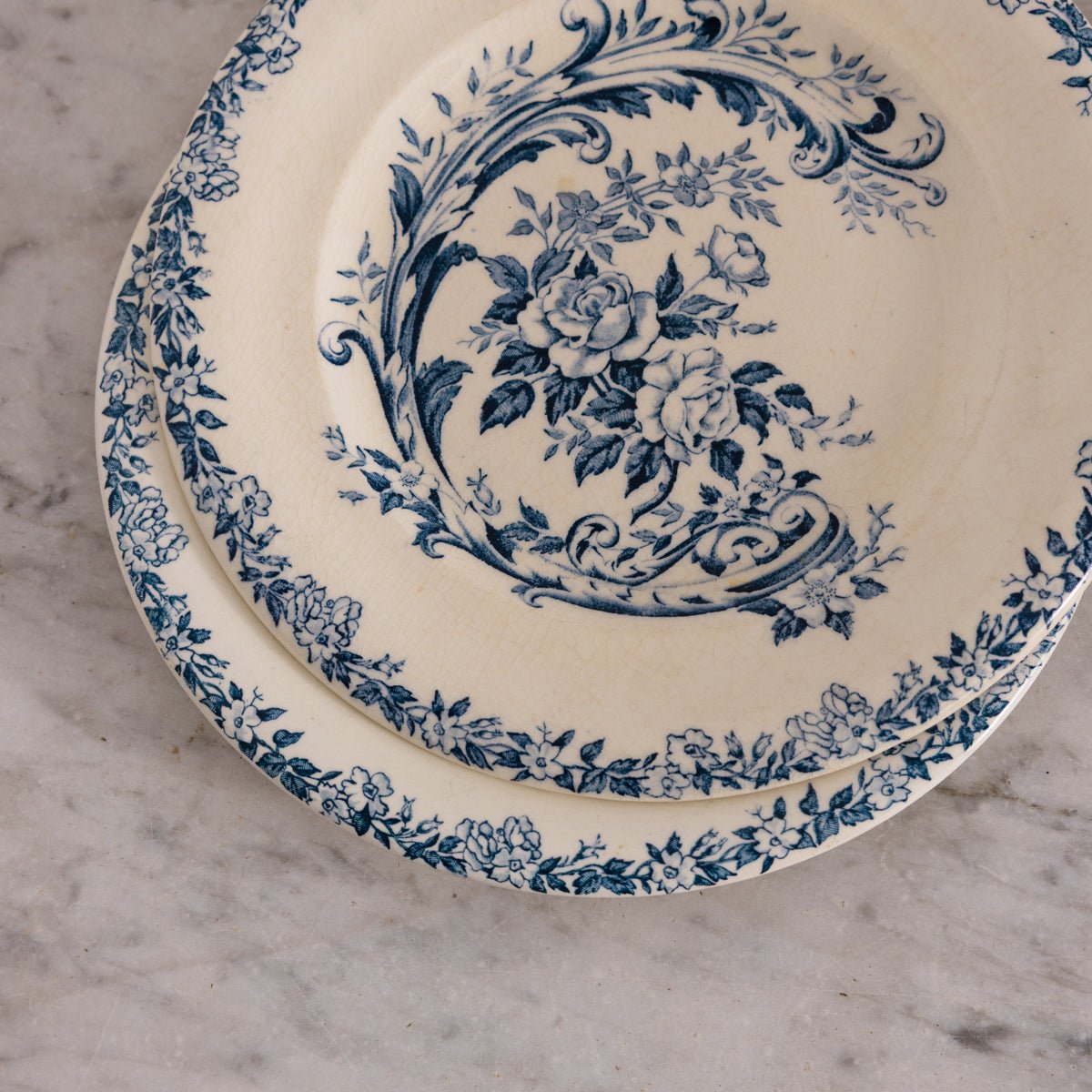 Rocaille Transferware Bowl Set of 4 - elsie green - the french kitchen