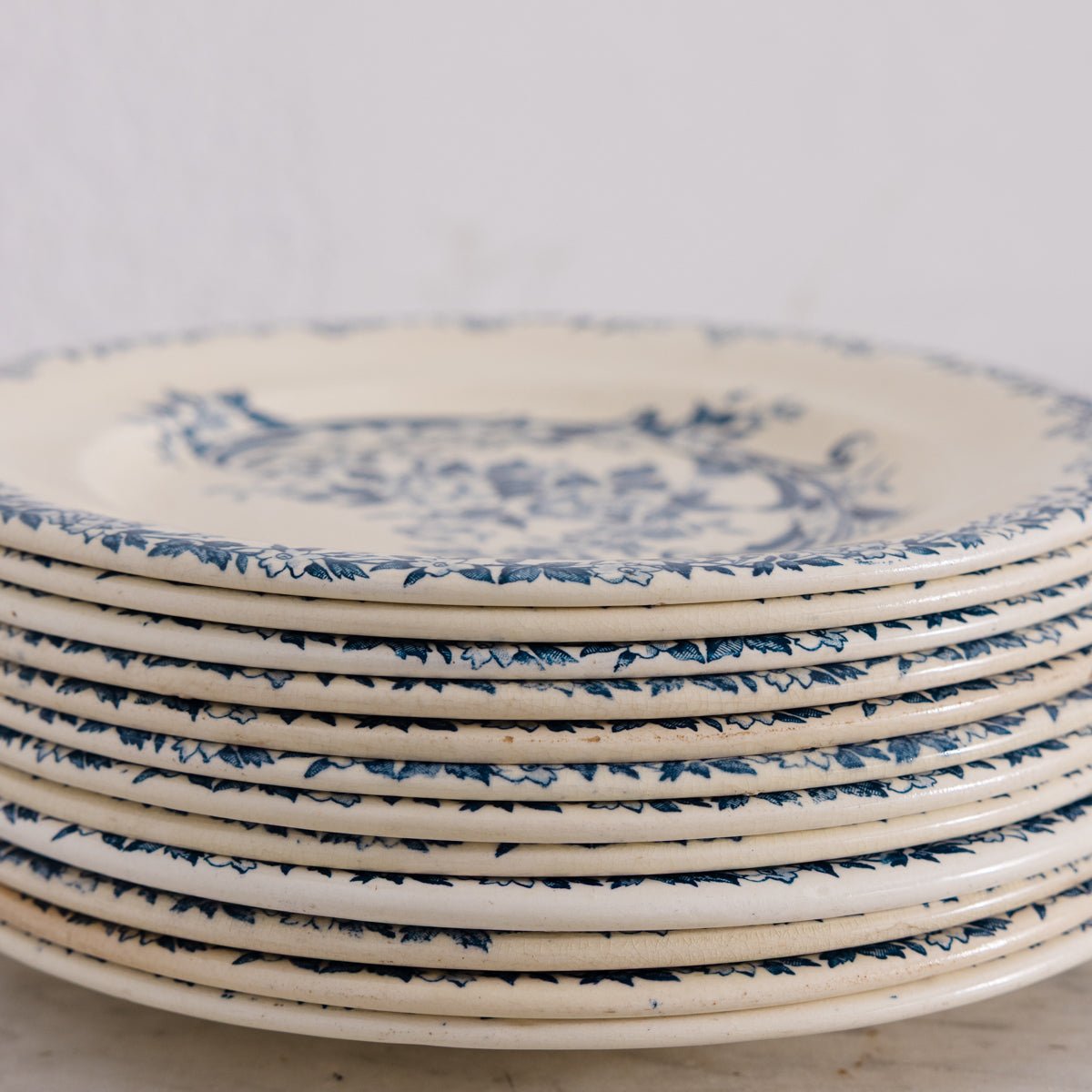 Rocaille Transferware Dinner Plate Set of 4 - elsie green - the french kitchen