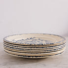 Rocaille Transferware Salad Plate Set of 4 - elsie green - the french kitchen