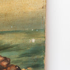 Rocky Shoreline Oil Painting - elsie green - art