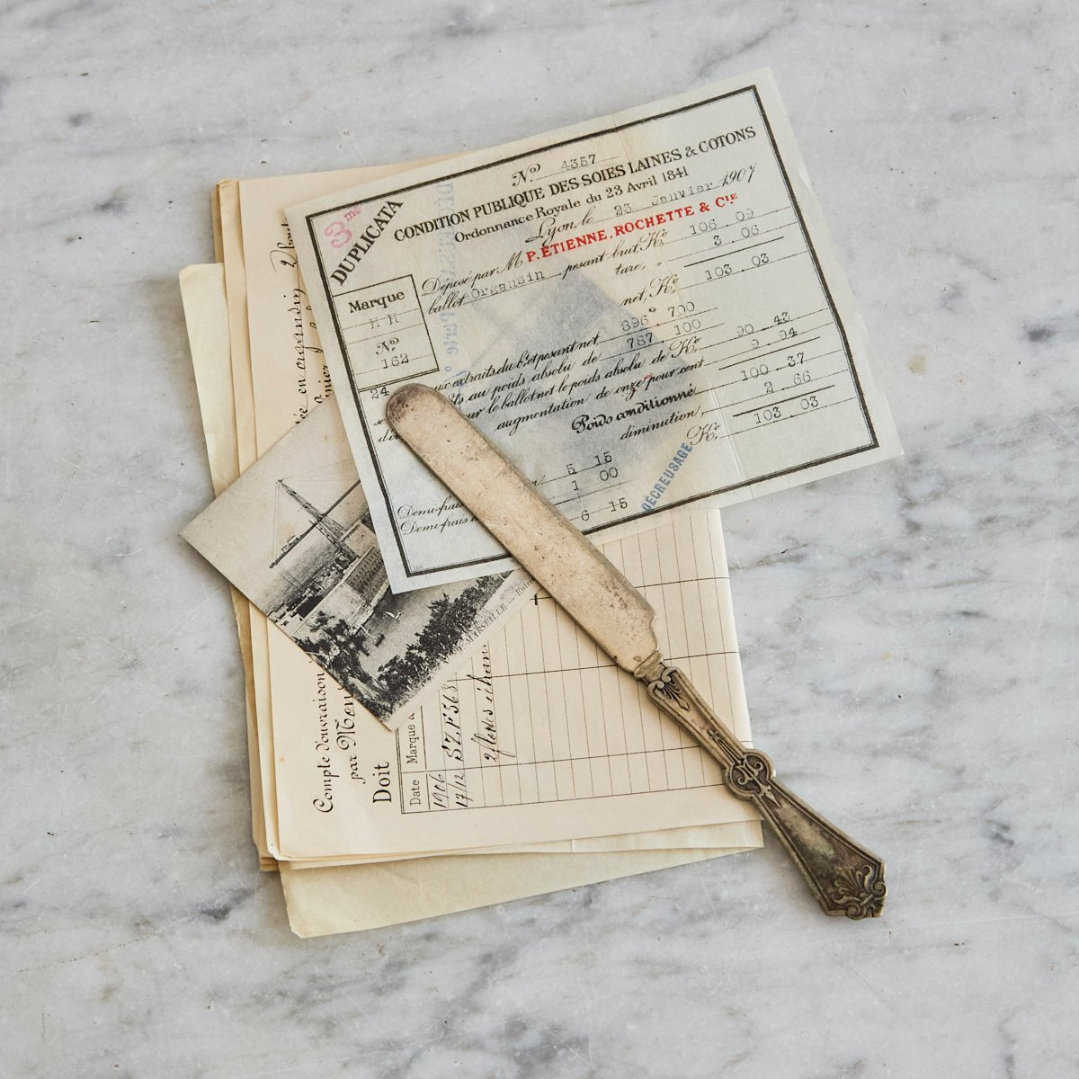 Rogers, Smith & Co. Silver-Plate Letter Opener | The Patrick Orbe Collection - elsie green - the french kitchen