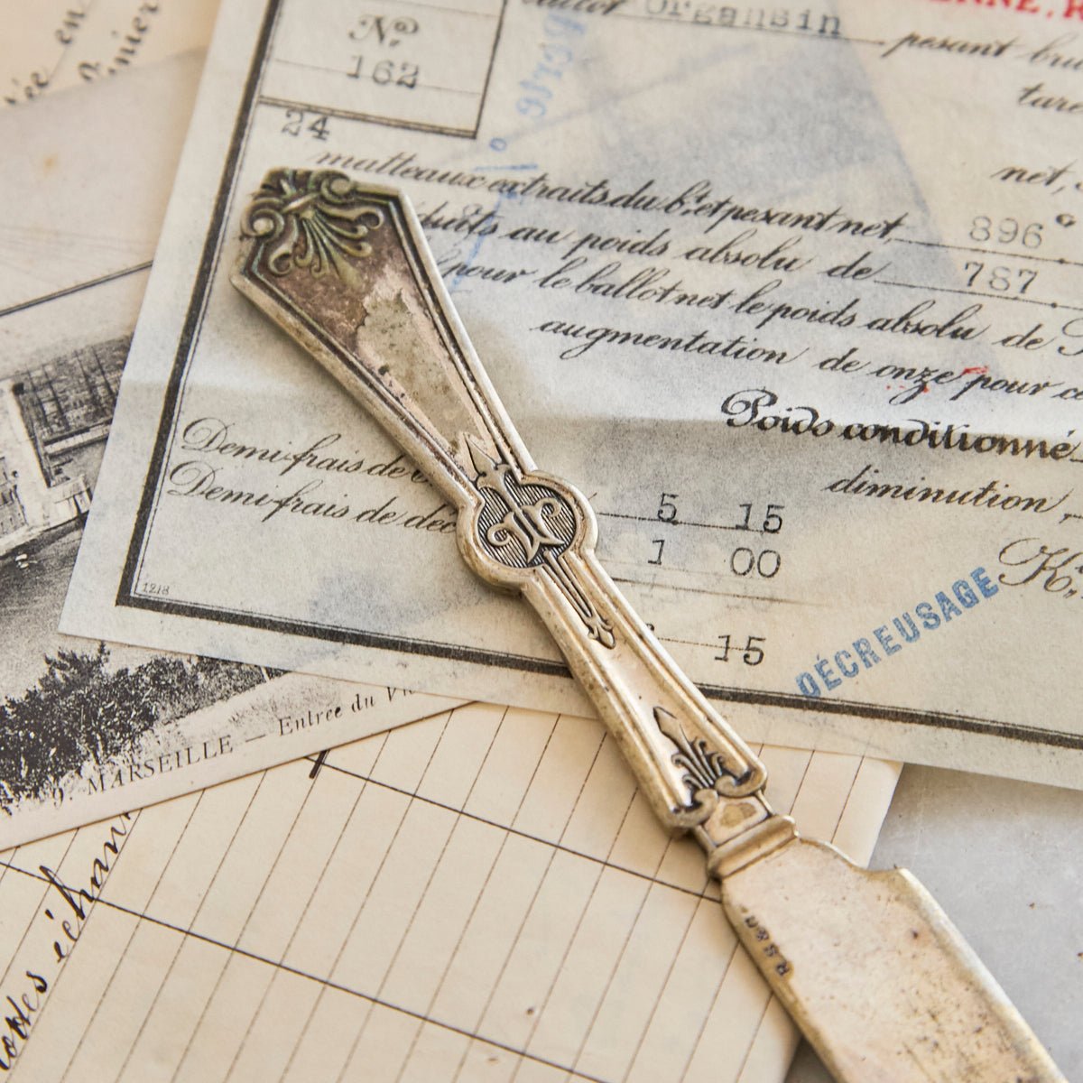 Rogers, Smith & Co. Silver-Plate Letter Opener | The Patrick Orbe Collection - elsie green - the french kitchen