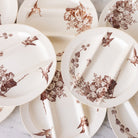 Ronce Transferware Asparagus Plate Set of 10 - elsie green -
