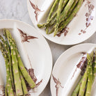 Ronce Transferware Asparagus Plate Set of 10 - elsie green -
