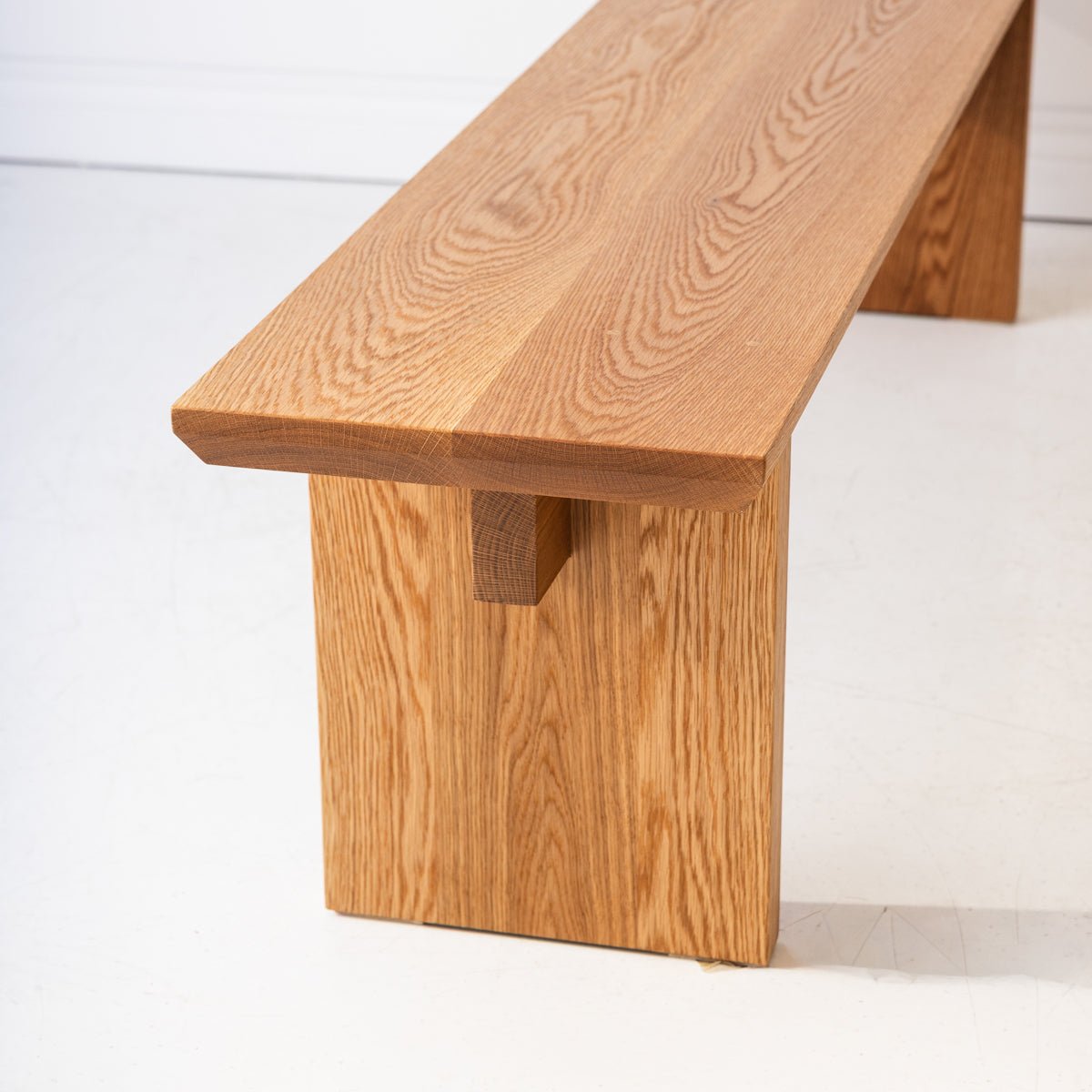 Rooted Oak Bench - elsie green - furniture