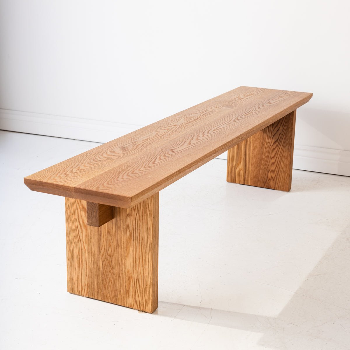 Rooted Oak Bench - elsie green - furniture