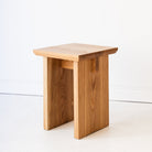 Rooted Oak Side Table - elsie green - furniture