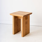 Rooted Oak Side Table - elsie green - furniture