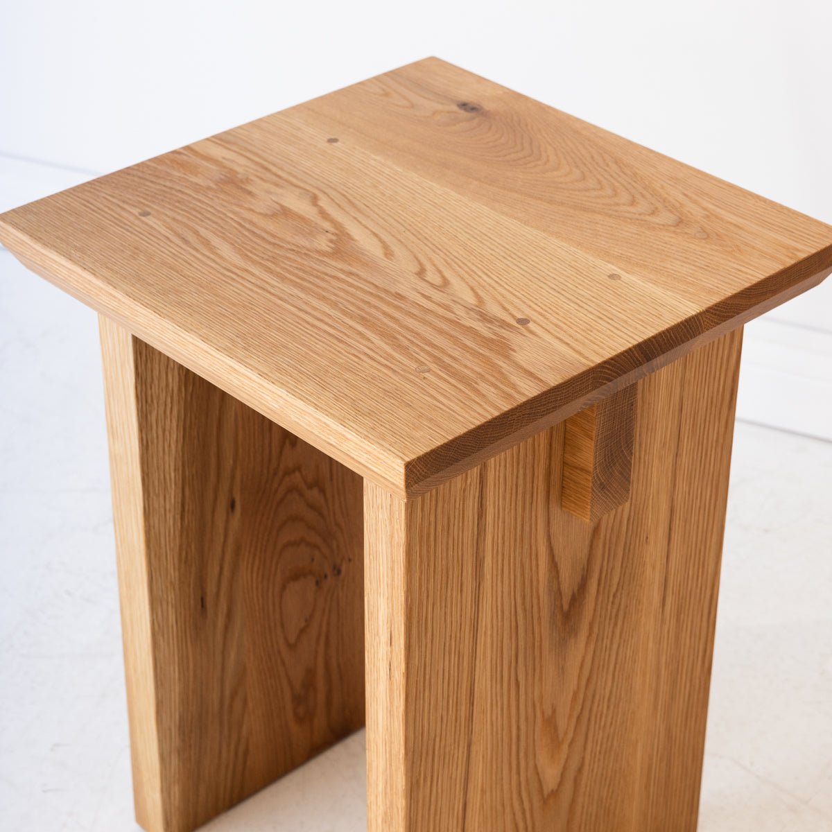 Rooted Oak Side Table - elsie green - furniture