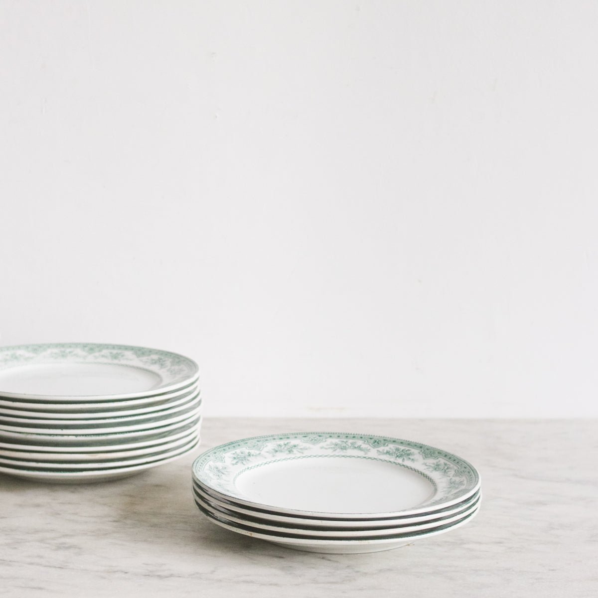 Roses Mousses Dinner Plate Set of 14 - elsie green - The French Kitchen